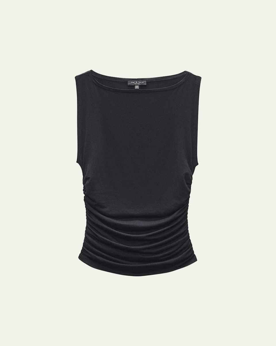 Luca Shirred Tank Top